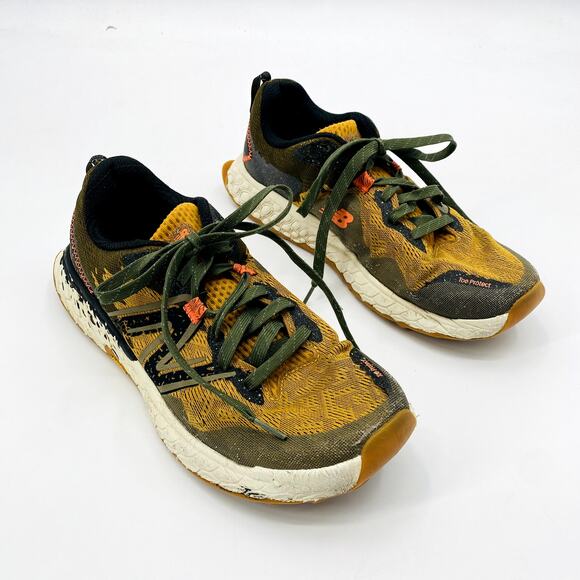 New Balance Men's 11 Fresh Foam x Hierro v7 GTX Trail Shoe in Golden hour - Picture 1 of 8
